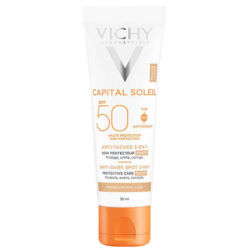 Vichy Capital Soleil Anti Dark Spot Spf 50 50 ML Lekeli Ciltler için Güneş Kremi - Vichy