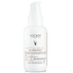 Vichy Capital Soleil UV Age Daily Tinted Spf 50 40 ML Yaşlanma Karşıtı Renkli Güneş Kremi - Vichy