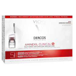 Vichy Dercos Aminexil Clinical 5 Women 21x6 ml Kadınlara Özel Dökülme Önleyici - Vichy
