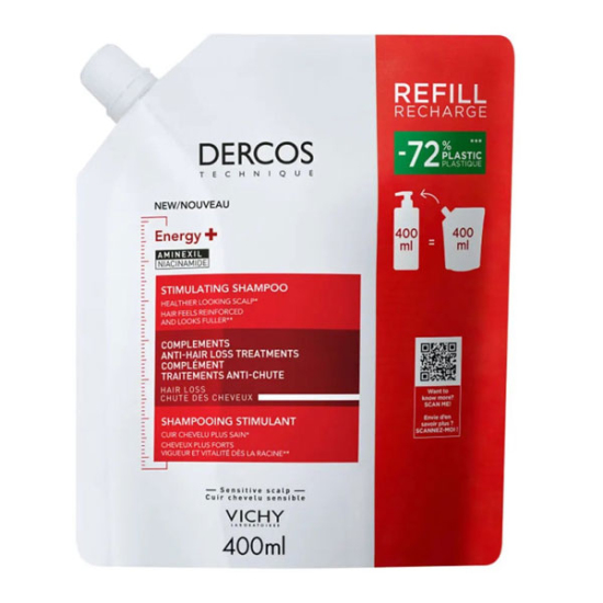 Vichy Dercos Eco Recharge Shampooing Energy 400ml - 1