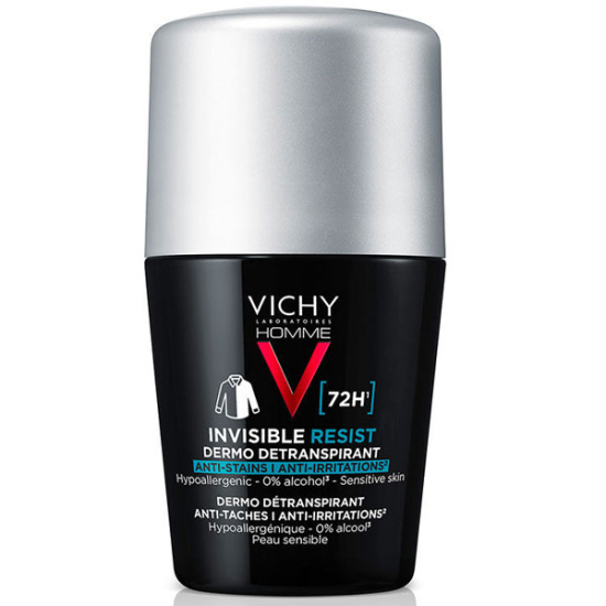Vichy İnvisible Resist İz Bırakmayan Roll On Deodorant 50 ml Erkek - 1
