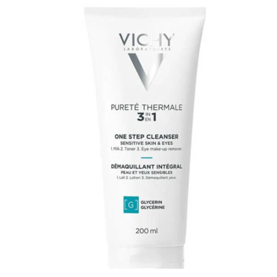 Vichy Purete Thermale Demaquillant Integral 200 ML Hassas Ciltler İçin Temizleyici - 1