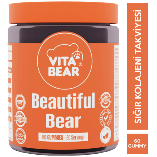 Vita Bear Beautiful Bear Gummy Vitamin 60lı - 1
