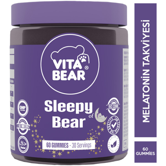 Vita Bear Sleepy Bear Gummy Vitamin 60lı - 1