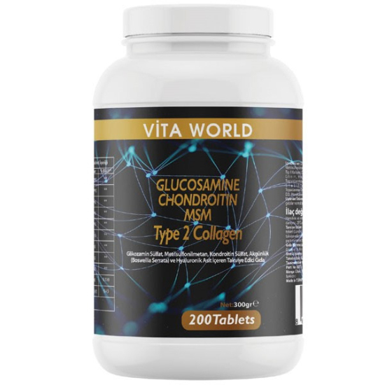 Vita World Glukozamin 200 Tablet - 1