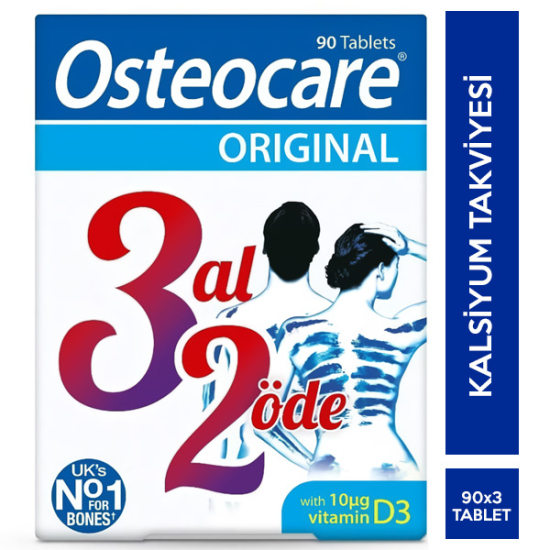 Vitabiotics Osteocare Original 90 Tablet 3 Al 2 Öde - 1