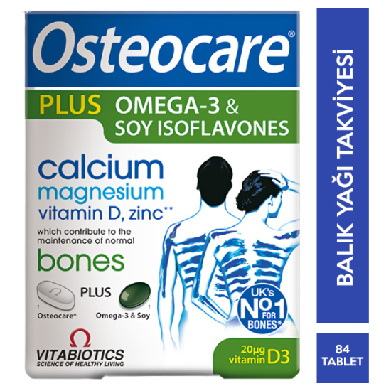 Vitabiotics Osteocare Plus Omega 3 84 Tablet - 1