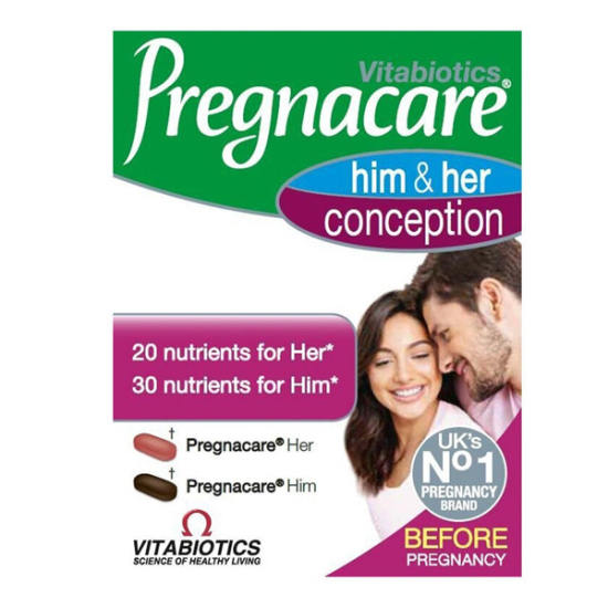 Vitabiotics Pregnacare Him and Her Conception 60 Tablet - 1