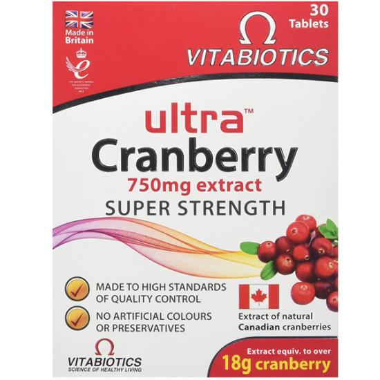 Vitabiotics Ultra Cranberry 30 Tablet - 1