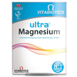 Vitabiotics Ultra Magnesium 60 Tablet Magnezyum Takviyesi - Vitabiotics