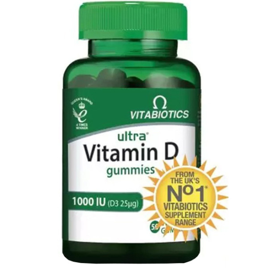 Vitabiotics Ultra Vitamin D Gummies 50 Kapsül D Vitamini İçeren Gıda Takviyesi - 1