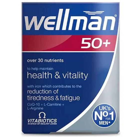 Vitabiotics Wellman 50+ 30 Tablet - 1