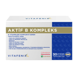 Vitafenix Aktif B Kompleks 30 Bitkisel Kapsül - Vitafenix