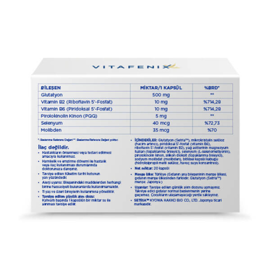 Vitafenix Angard Glutatyon 20 Kapsül - 2
