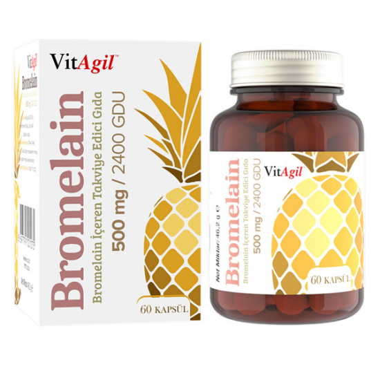 Vitagil Bromelain 500 mg 60 Kapsül - 1