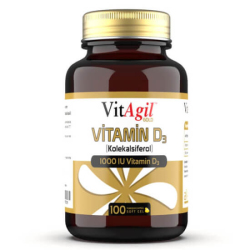 Vitagil Gold Vitamin D3 1000 IU 100 Kapsül - Allergo