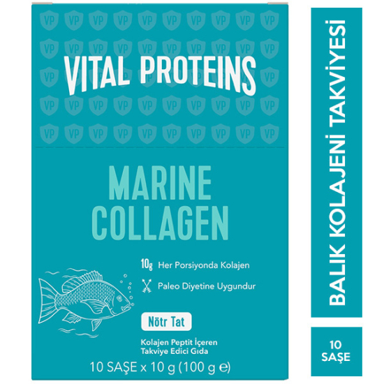 Vital Proteins Marine Collagen 10x10 GR Saşe Nötr Tat - 1