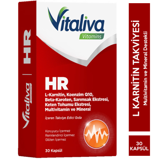 Vitaliva Vitamins HR 30 Kapsül - 1