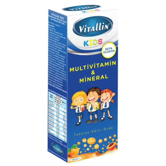Vitallin Kids Multivitamin Mineral Şurup 150 ml - 1