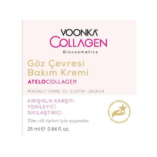 Voonka Biocosmetics Atelocollagen Göz Çevresi Bakım Kremi 25 ml - 1