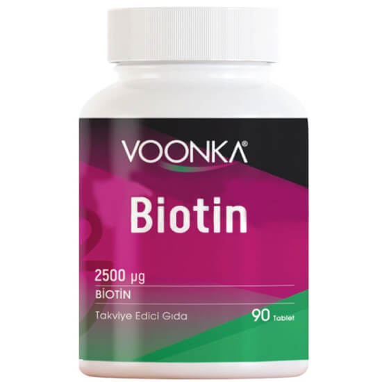 Voonka Biotin 2500 mcg 90 Tablet - 1