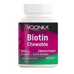 Voonka Biotin 5000 Mcg 60 Çiğneme Tableti - Voonka