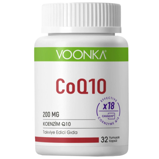 Voonka Koenzim Q10 200 mg 32 Kapsül - 1