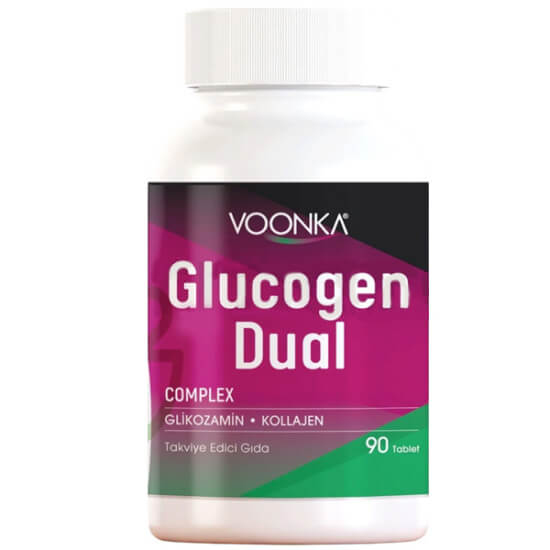 Voonka Glucogen Dual 90 Tablet Gıda Takviyesi - 1