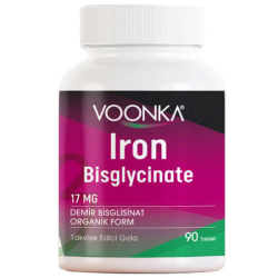 Voonka Iron Bisglycinate Demir 90 Kapsül Demir İçeren Gıda Takviyesi - Voonka