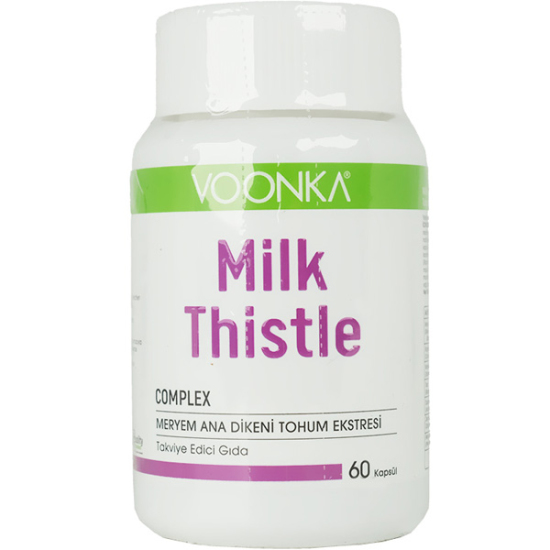 Voonka Milk Thistle 60 Kapsül Deve Dikeni Takviyesi - 1