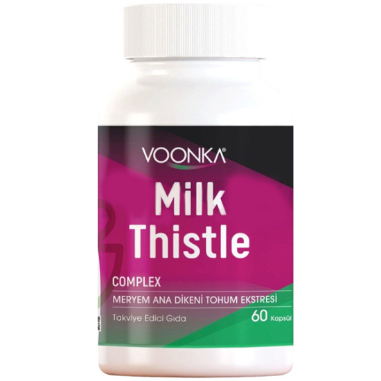 Voonka Milk Thistle 60 Kapsül Deve Dikeni Takviyesi - 1