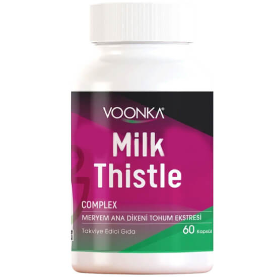Voonka Milk Thistle 60 Kapsül Deve Dikeni Takviyesi - 1