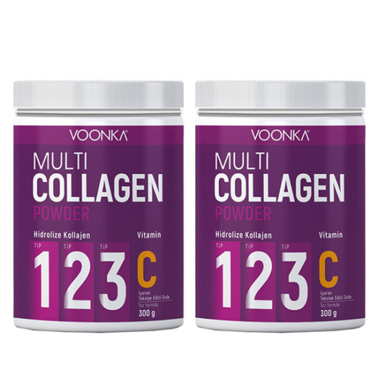 Voonka Multi Collagen Powder 300 GR 2 Adet - 1