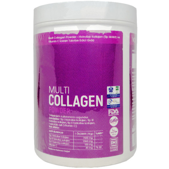 Voonka Multi Collagen Powder 300 GR C Vitamini İçeren Kolajen Takviyesi - 3