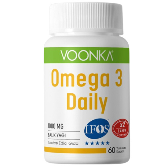 Voonka Omega 3 Daily 60 Yumuşak Kapsül - 1