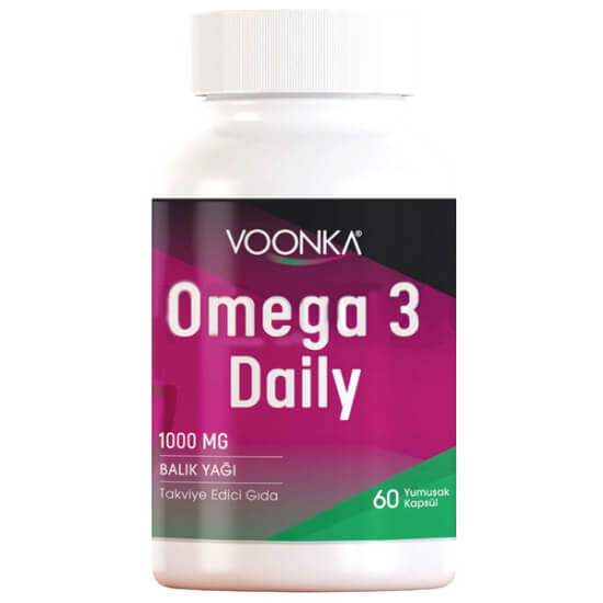 Voonka Omega 3 Daily 60 Yumuşak Kapsül - 1
