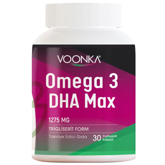 Voonka Omega 3 DHA Max Takviye Edici Gıda 30 Yumuşak Kapsül - 1