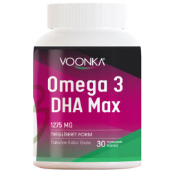 Voonka Omega 3 DHA Max Takviye Edici Gıda 30 Yumuşak Kapsül - Voonka