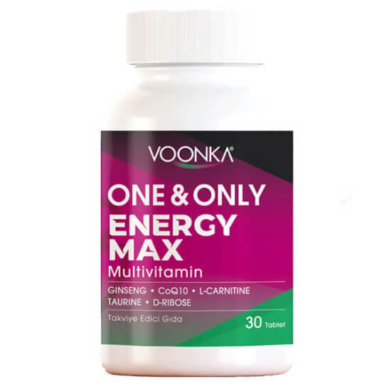 Voonka One Only Energy Max Multivitamin 30 Kapsül - 1