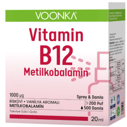Voonka Vitamin B12 Sprey Damla 20 ML - Voonka