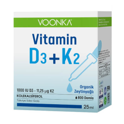 Voonka Vitamin D3 K2 Damla 25 ML - Voonka
