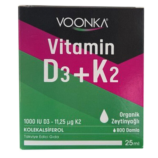 Voonka Vitamin D3 K2 Damla 25 ML - 1