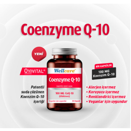 Wellcare Coenzyme Q10 100 mg 30 Kapsül - 2