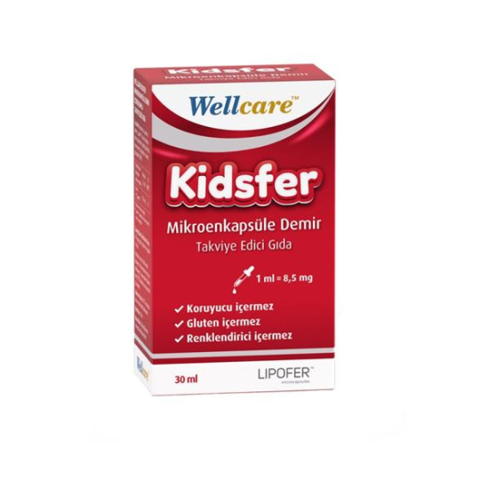 Wellcare Kidsfer Demir Damla 30 ml Gıda Takviyesi - 1