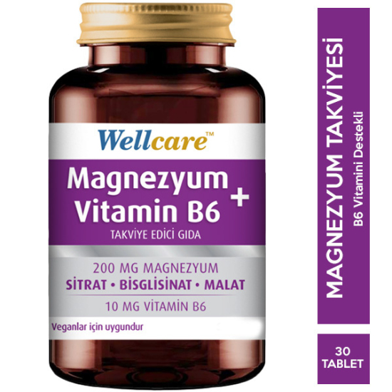 Wellcare Magnezyum Vitamin B6 30 Tablet - 1