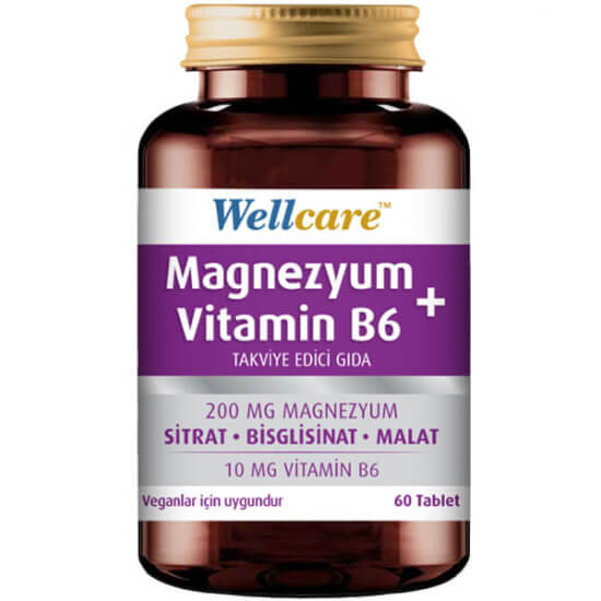 Wellcare Magnezyum Vitamin B6 60 Tablet - 1