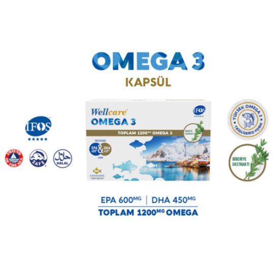 Wellcare Omega 3 1200 mg 30 Kapsül - 3