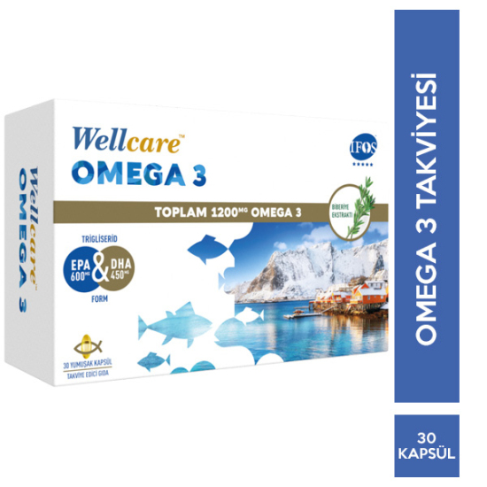Wellcare Omega 3 1200 mg 30 Kapsül - 1