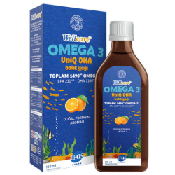 Wellcare Omega 3 Uniq Fish Oil 150 ML Portakal Aromalı - Wellcare