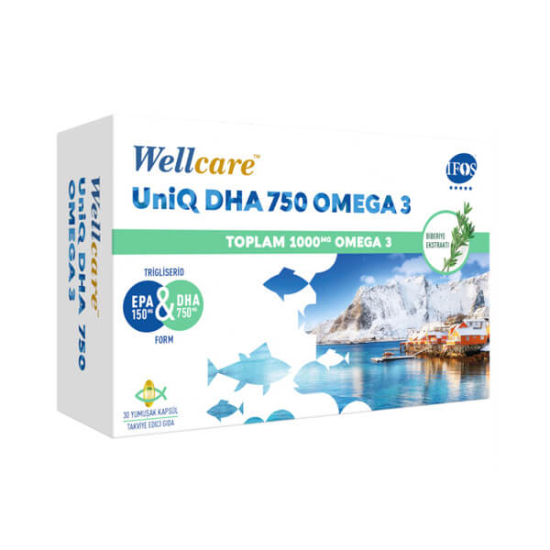 Wellcare Uniq 750 Omega 3 30 Kapsül - 1